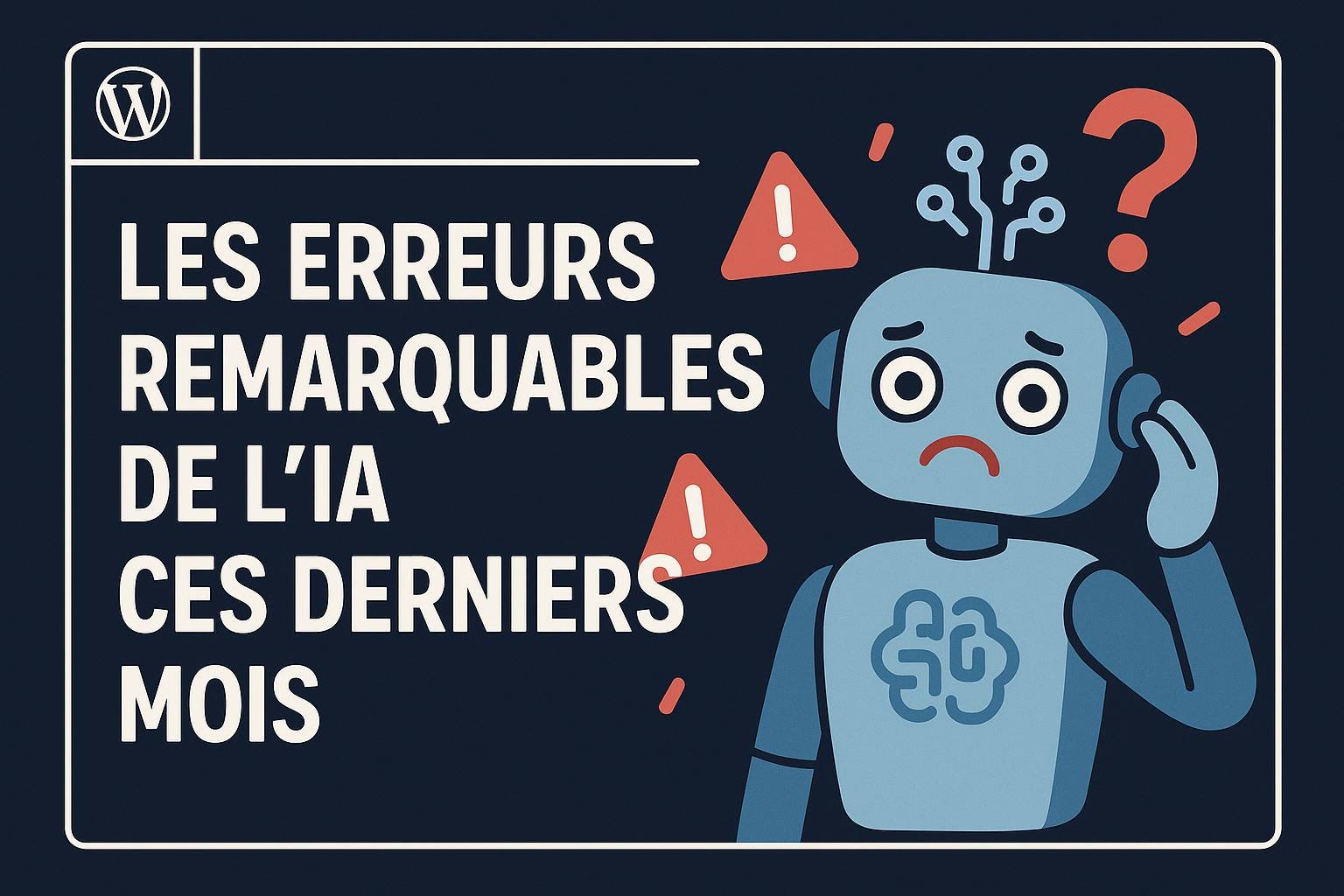 Pannes, fuites et hallucinations : les erreurs d’IA les plus marquantes